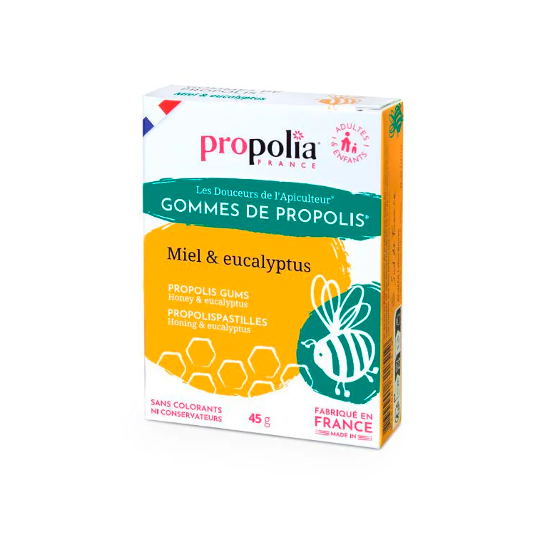 Gommes de Propolis/miel/eucalyptus