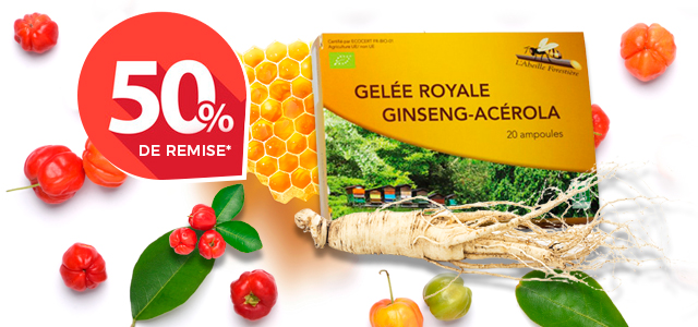 GINSENG ACEROLA REMISE 50%