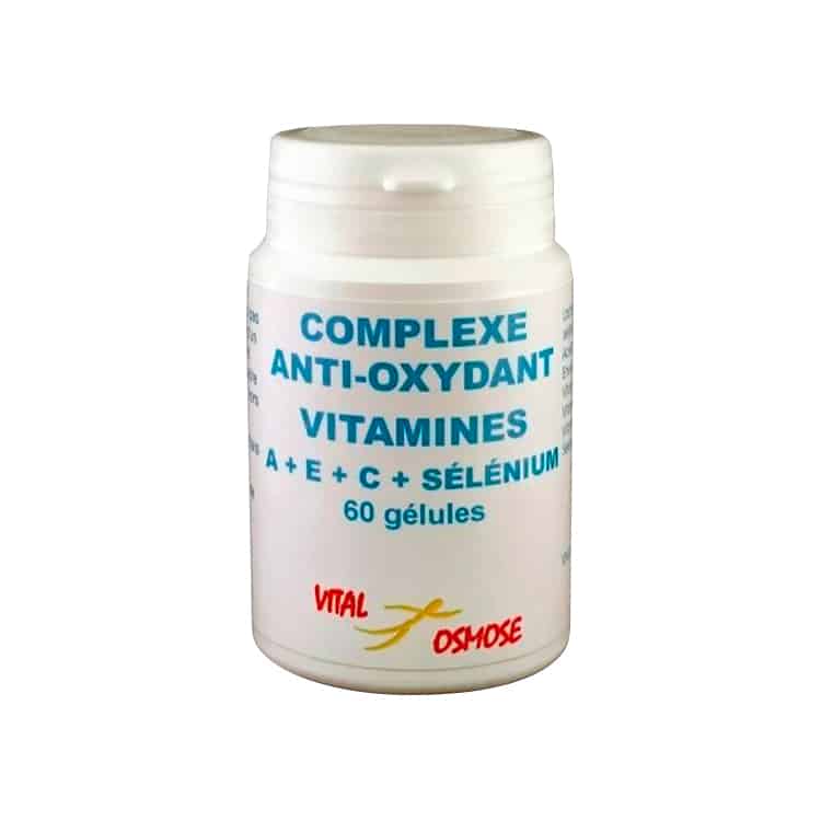 Complexe anti-oxydant A+E+C et Selenium